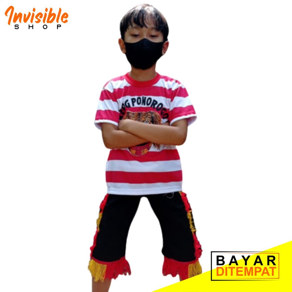 SETELAN BAJU ANAK LAKI LAKI // BAJU ADAT JAWA ANAK // BAJU REOG ANAK // KOSTUM ANAK