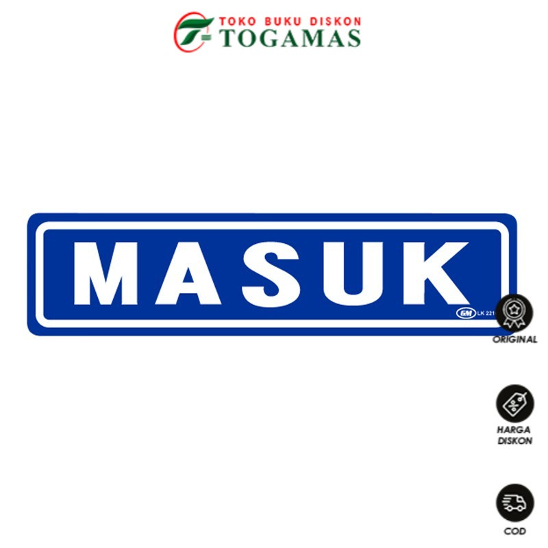 

READY STOCK !! LABEL KECIL LK 221 WARNA MASUK GADING MURNI
