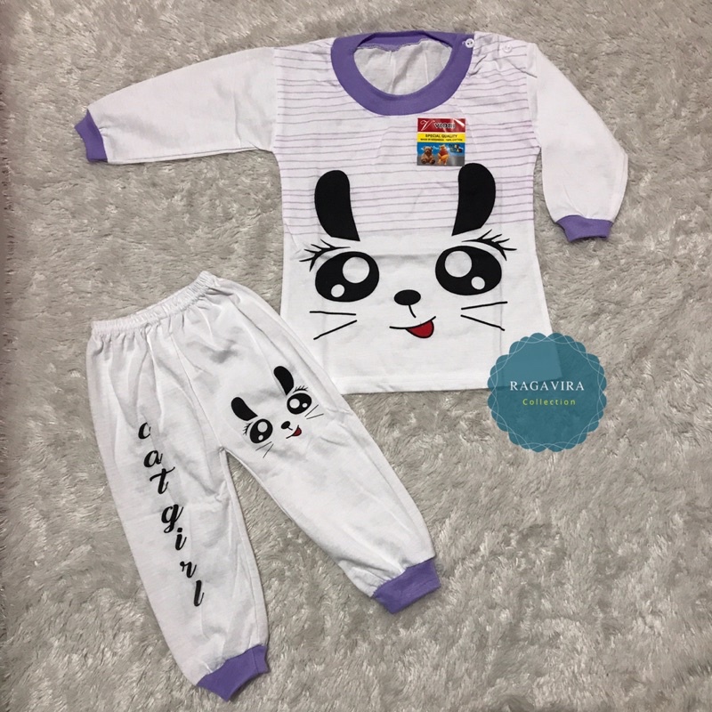 BAJU BAYI cute rabbit Setelan 3-18 Bulan (RG104)