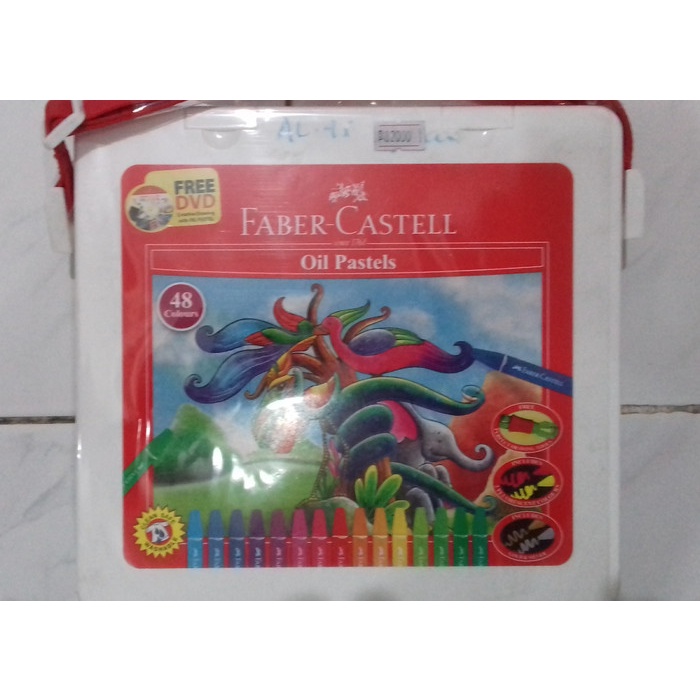 

PASTEL-DRY-OIL- CRAYON OIL PASTELS ISI 48 PCS MERK FABER CASTELL ( AL - 45 ) -OIL-DRY-PASTEL.