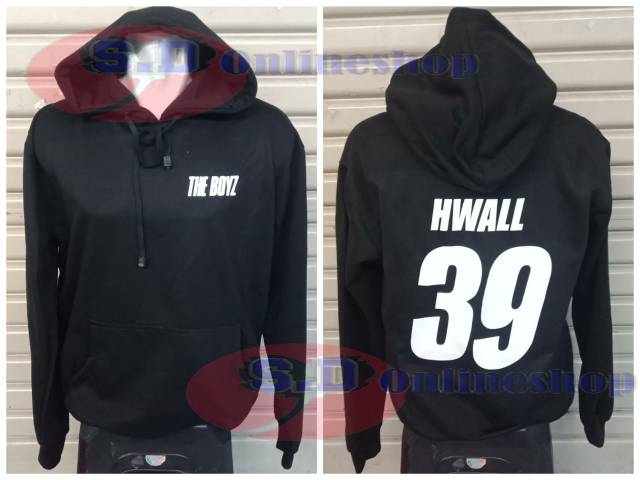 ( BAYAR TUJUAN)  hoodie kpop ThE BOYZ request nama dan nomor bias