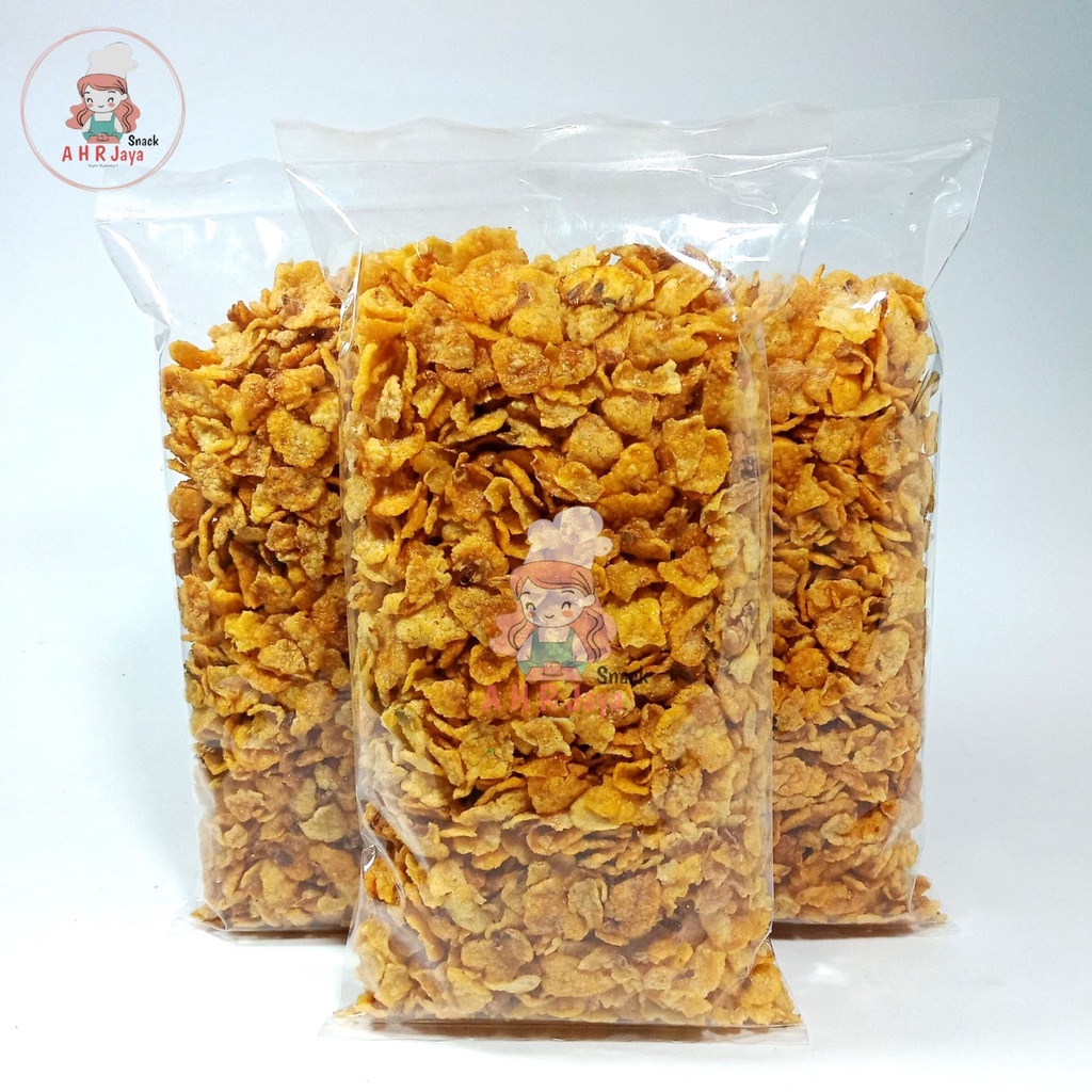 JAGUNG GEPREK 1 kg / EMPING JAGUNG PEDAS MANIS  / Jagung emping / Cemilan / Snack kiloan  / Kue kering