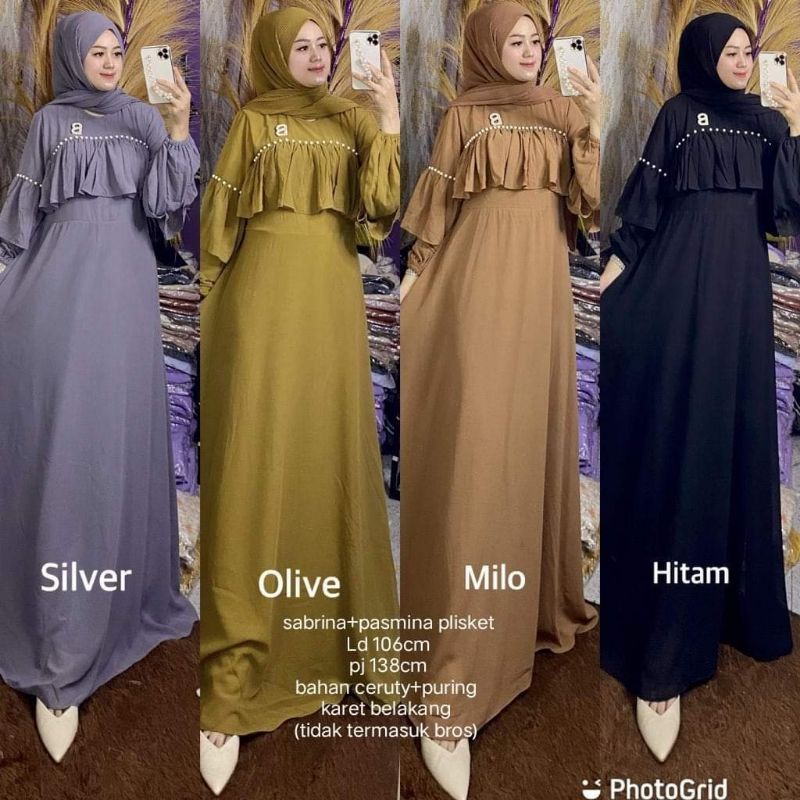 gamis Sabrina set pasmina