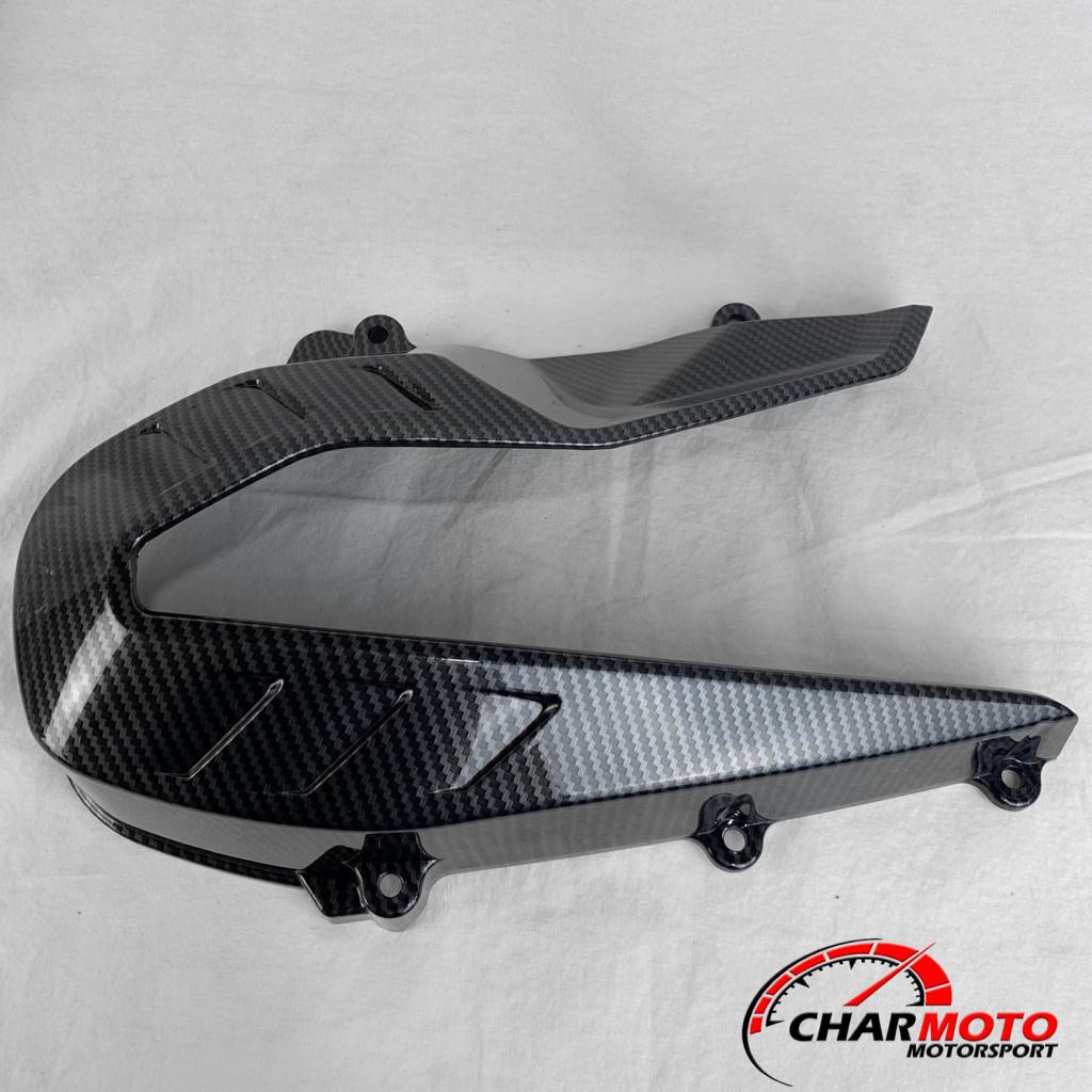 Tutup CVT Belakang PCX 160 Karbon Nemo / Cover CVT Carbon Original PNP - Charmoto