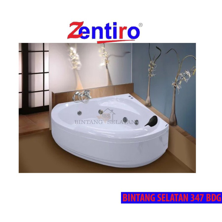 BATHTUB CORNER ZENTIRO / BATHTUB KAMAR MANDI LUVENA PAKET WHIRLPOOL