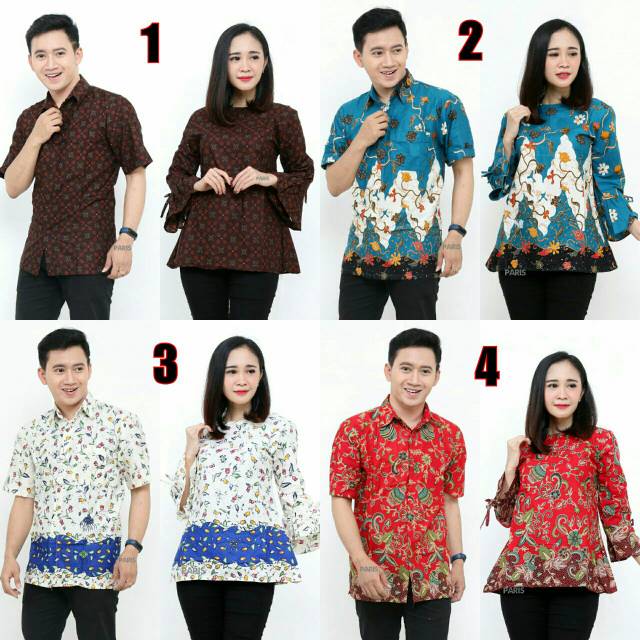 Atasan Batik Lengan Pendek 021 RISNA BATIK HRB026 HEM BATIK MURAH