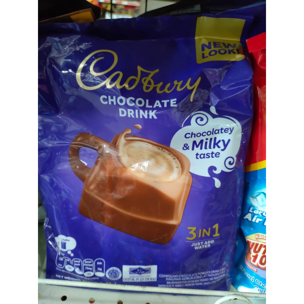 

CADBURRY CHOCOLATE DRINK & MILKY TASTE 3IN1 450GR [MM]