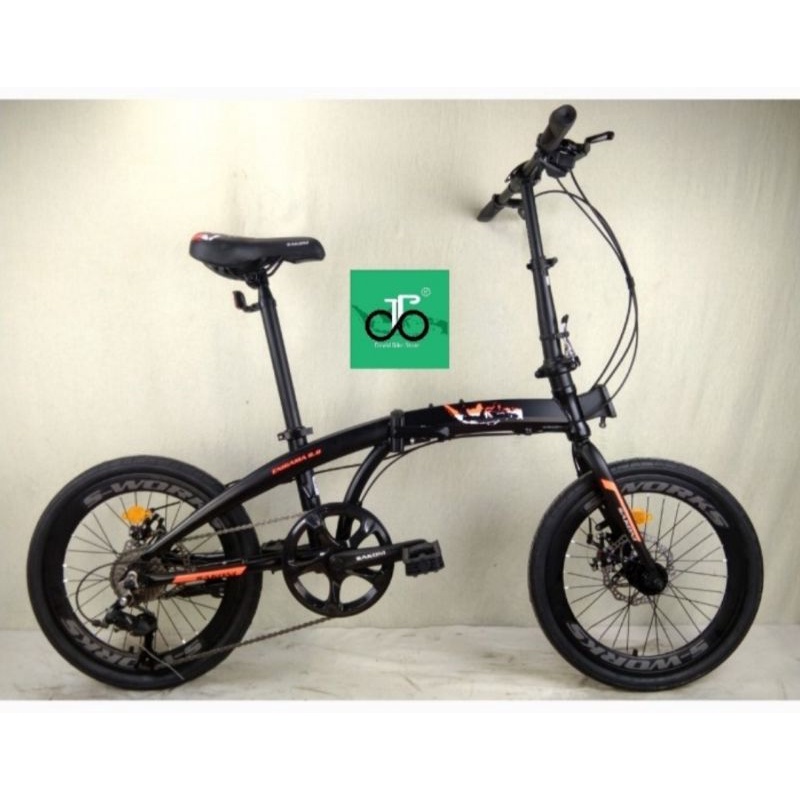 Sepeda Lipat 20" Sakoni Enigama 8.8 (8 speed, alloy)