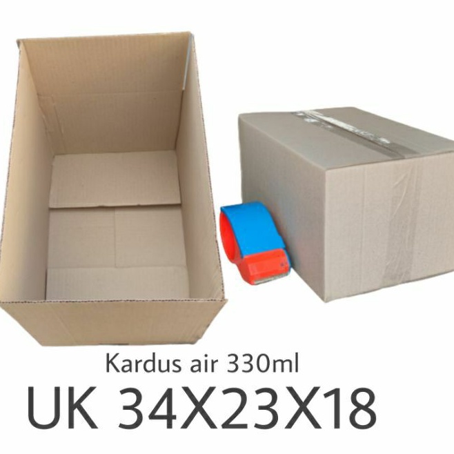 

kardus packing Besar uk 34x23x18cm polos