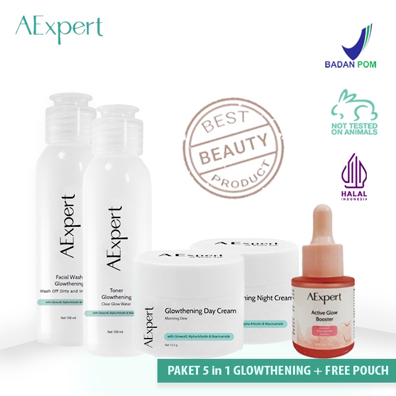 AExpert Skincare Glowthening Series Paket 5 in 1