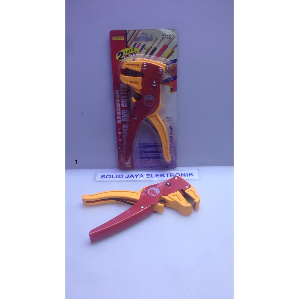 Tang Pengupas Kabel Wire Stripper and Cutter Tang Potong Kabel Hony wire stripper and cutter