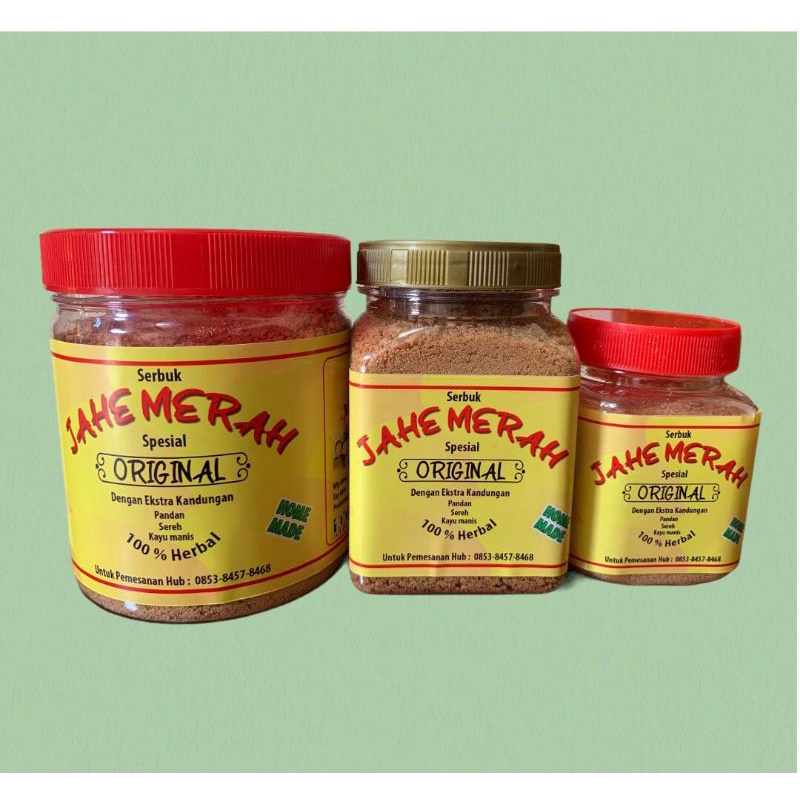 

Jahe Merah Original Home Made / Serbuk Jahe / Jahe merah
