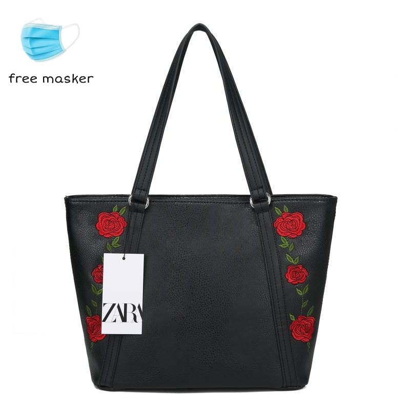 Tas Tote Bag Wanita Bunga Fashion #140