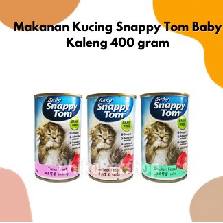 Makanan Kucing Baby Snappy Tom 400 Gram wet food for cat