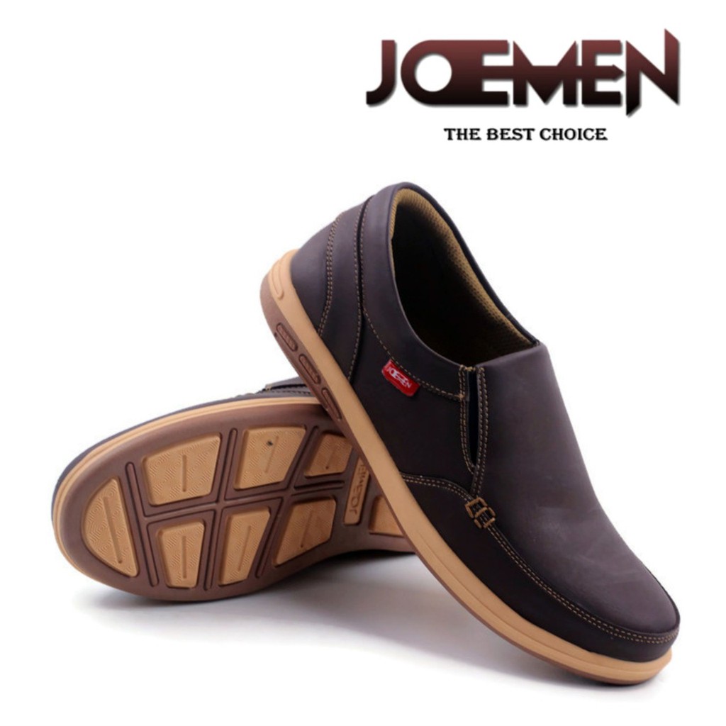 100% ASLI KULIT Sepatu Pria J 21 ORI IMPORT Casual Kulit Kerja Kantor Santai Pesta Fashion Pria-3