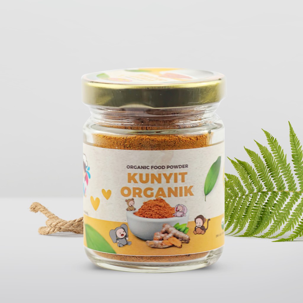 BUMBU BUNDA by Elia Organic Food Powder Mpasi Lengkuas Organik Kunyit Organik Lada Putih Organik Sereh Organik