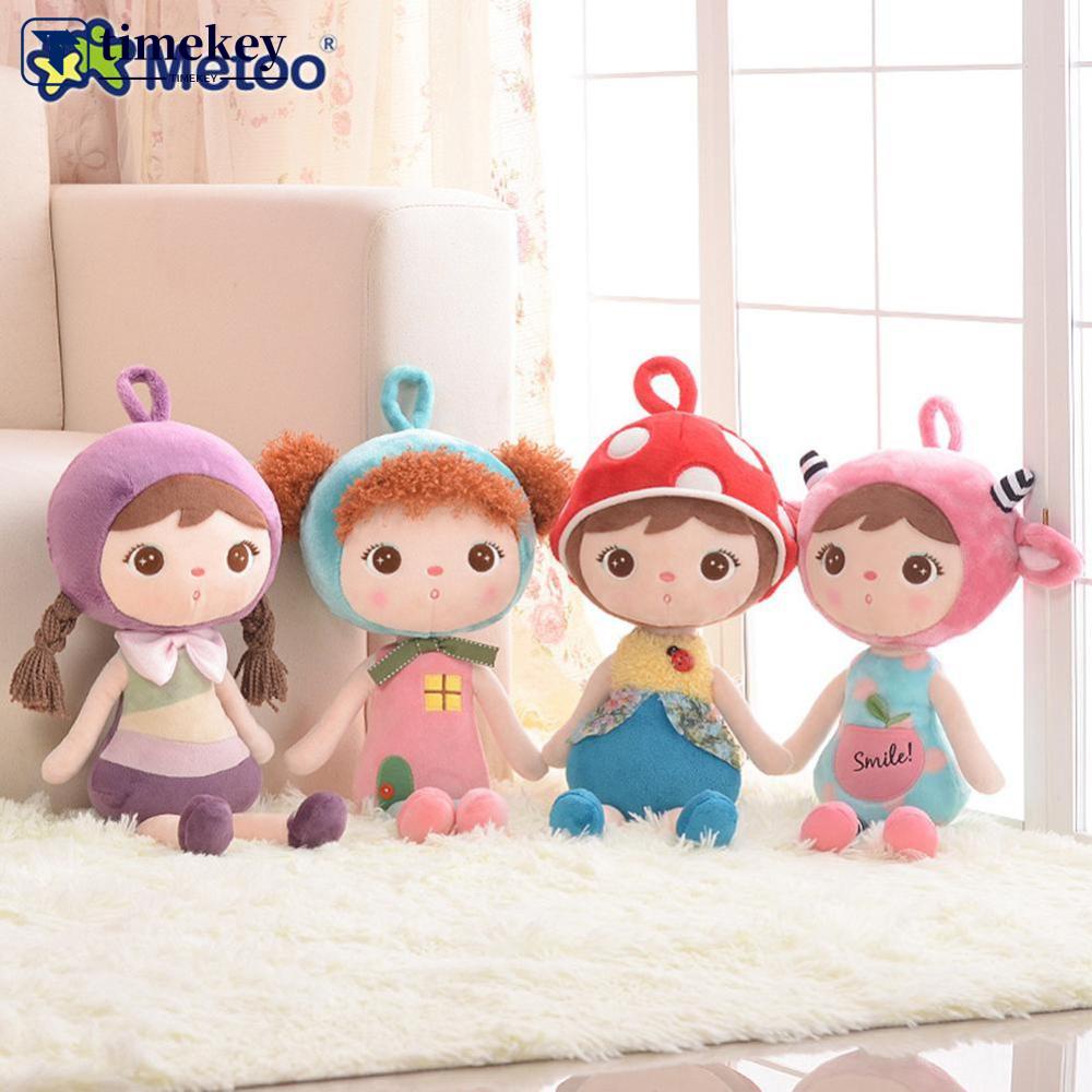 Timekey Metoo Mainan Boneka Stuffed Plush Kartun Kawaii 45cm Untuk Anak L7R3