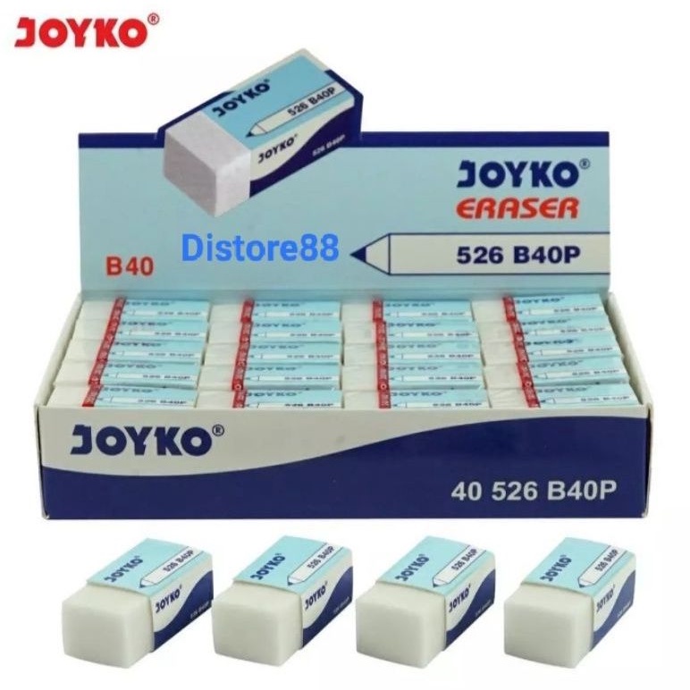 

Penghapus Pensil /Stip/Eraser Joyko kecil B40 /526-B40p Putih ( 1 Pcs )
