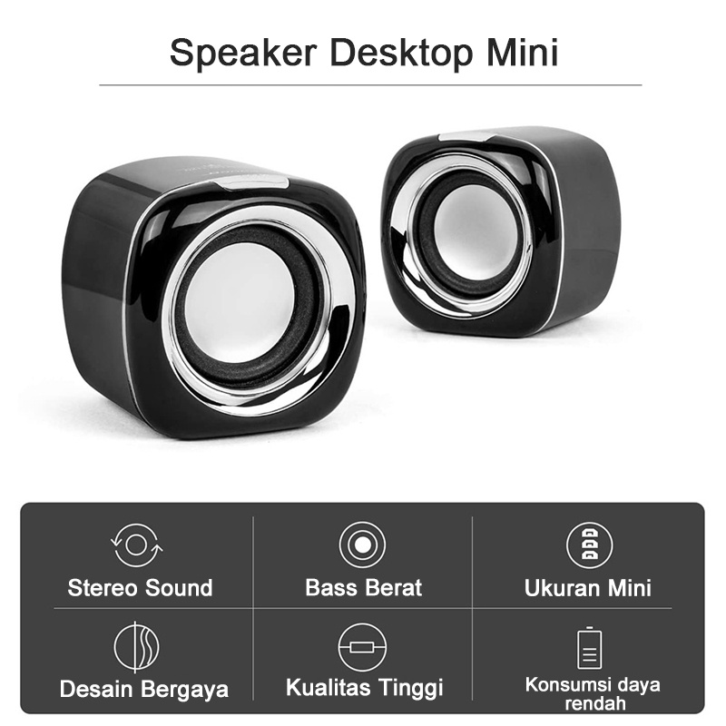 ITS Bonks Speaker AUX Plug For Komputer Laptop PC Notebook Mini Speaker DX11