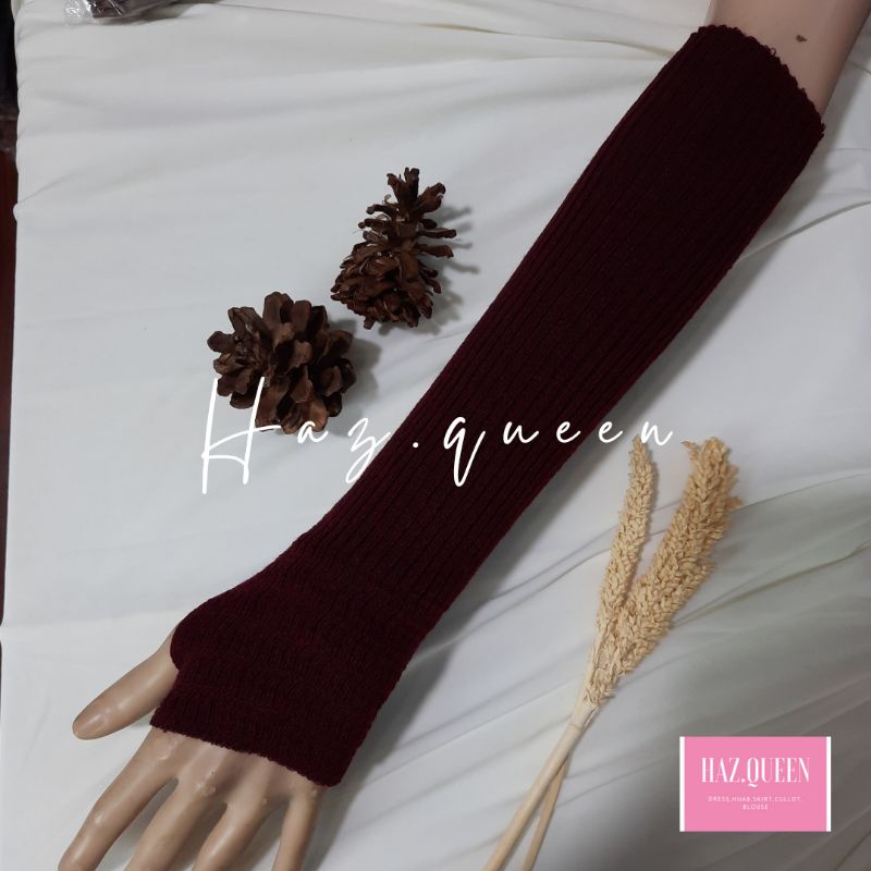 MASET TANGAN RAJUT PREMIUM | HANDSOCK PREMIUM | MANSET JEMPOL WANITA | MANSET TANGAN WANITA MUSLIMAH