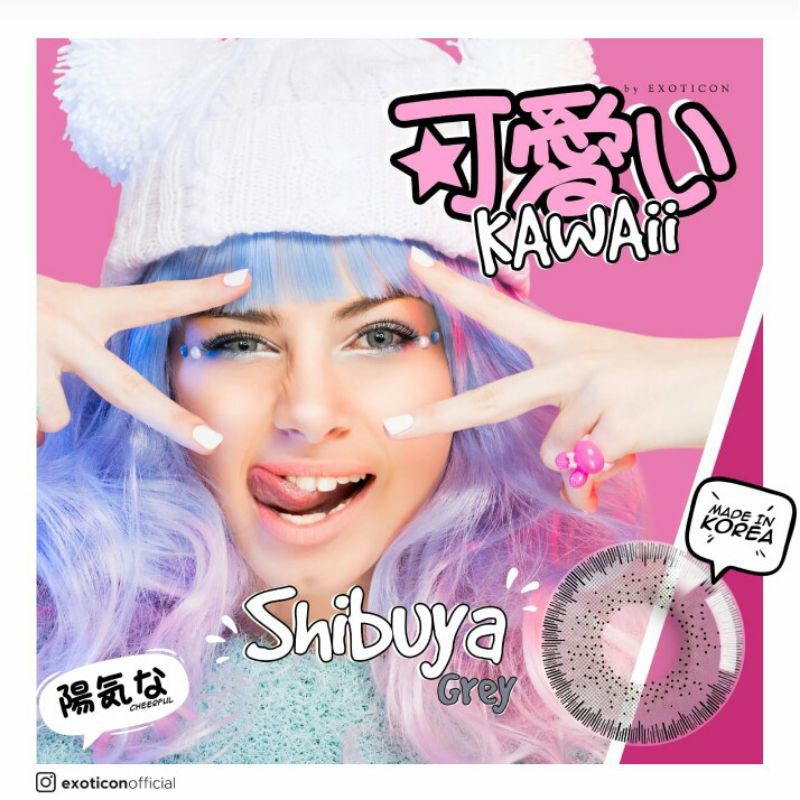 Softlense Kawaii varian terbaru shibuya harajuku shinjuku asakusa free lense case