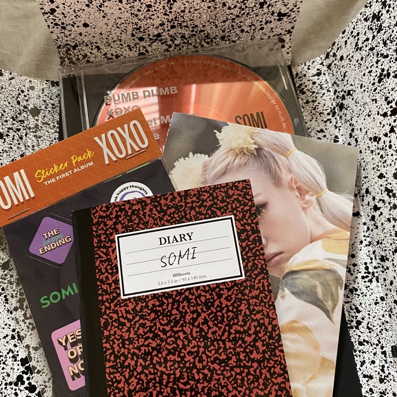 album somi xoxo o ver album only planner photobook sticker