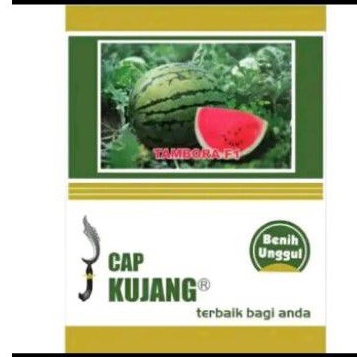 Benih semangka bulat merah tambora f1 20 gram cap kujang