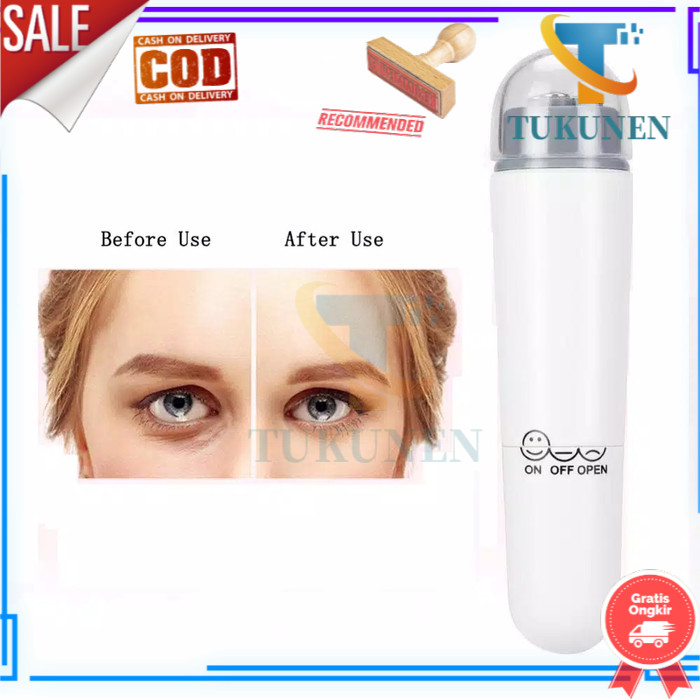 Alat Pijat Getar Elektrik 4 Kepala Mini untuk Wajah / Mata