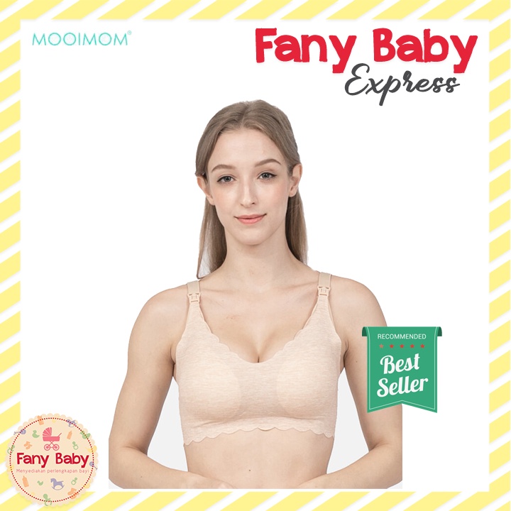 MOOIMOM MODAL SEAM-FREE MATERNITY &amp; NURSING BRA