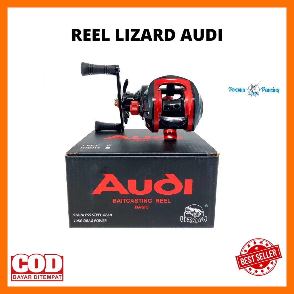 REEL PANCING BAIT CASTING BC LIZARD AUDI 7.2 IMPORT QUALITY