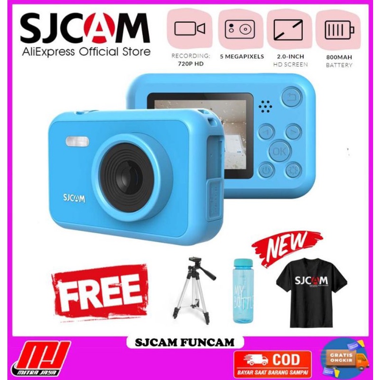 Kamera Anak SJCAM FunCam Kids 5MP Camera Kids | Bonus Tripod