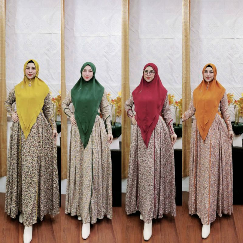 TANIA HOME DRESS 2 By Gallery Maryam.id ORI Maryam Gamis Hijab Kekinian Terlaris Best Seller Bestsel