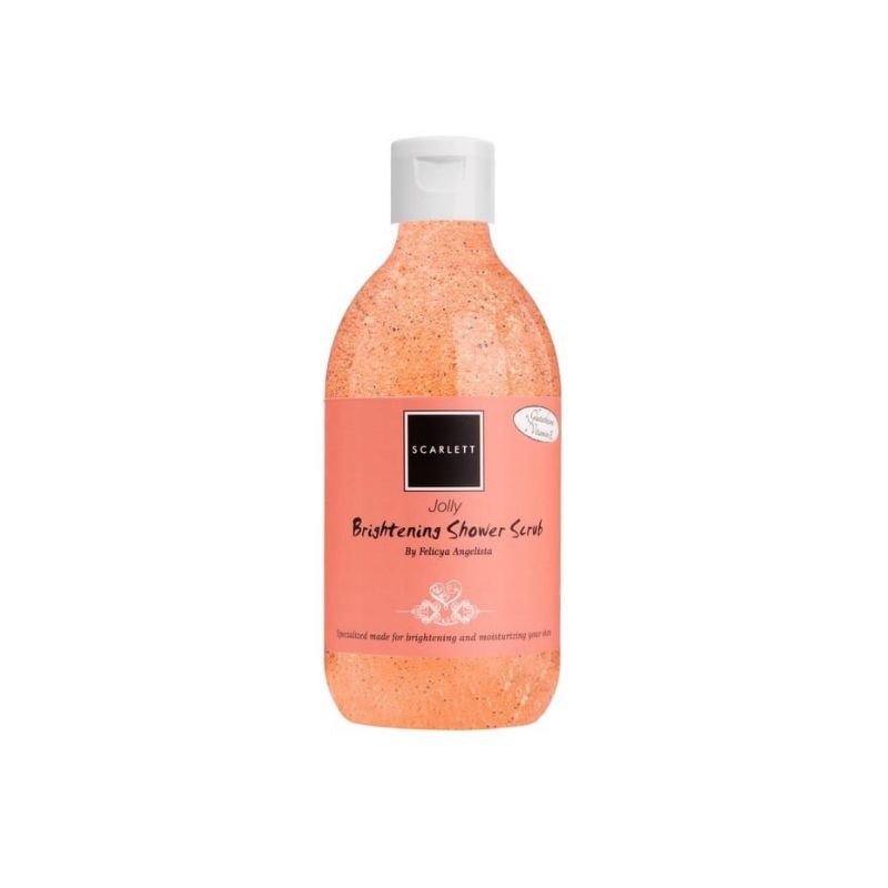 scarlett brightening shower scrub