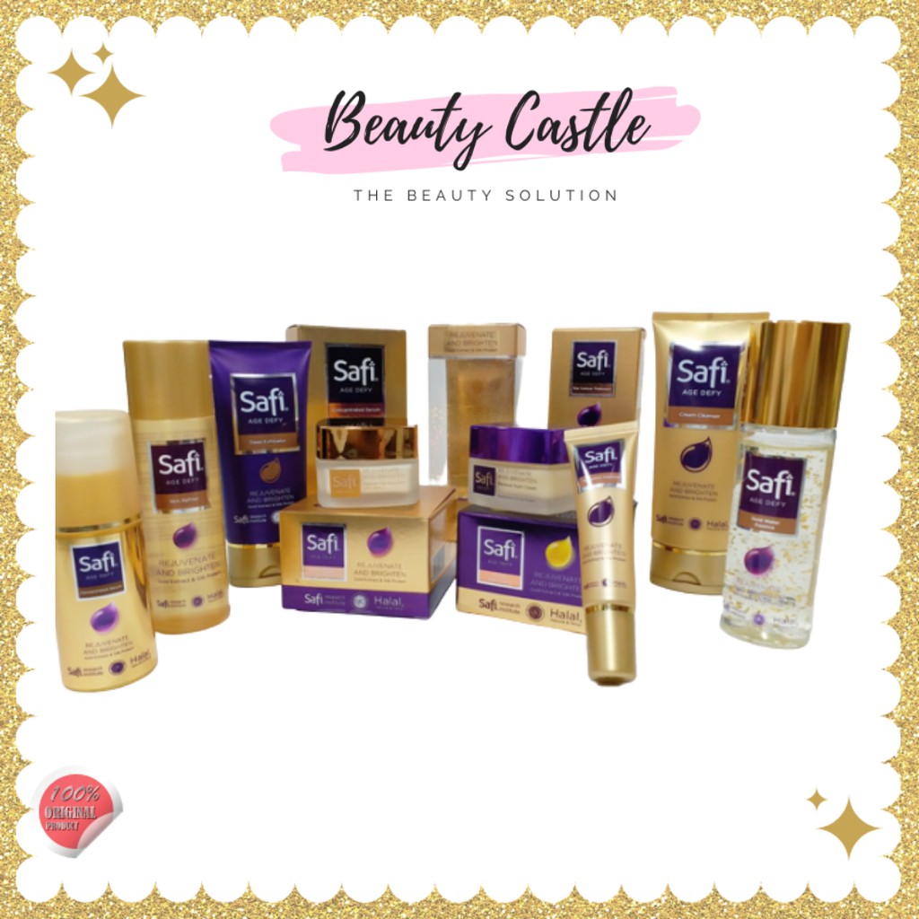SAFI AGE DEFY SERIES{Gold Water Essence|Serum|Youth Elixir|Serum|Eye Cream|Night Cream|Day Emulsion}