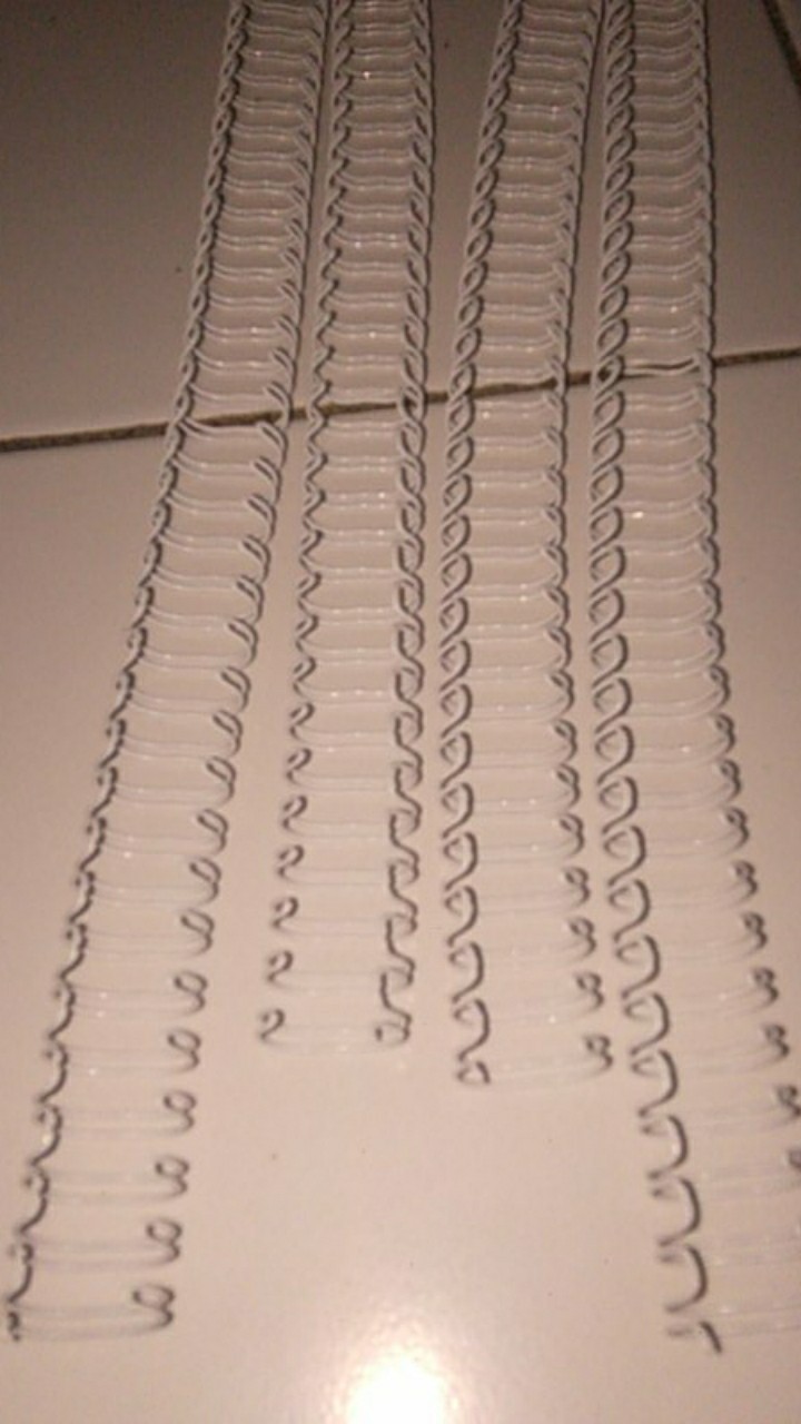 Spiral Kawat A4 1/2 3:1 No.8 / Ring Kawat / Twin Ring 34 Loops Hombo (4 Pcs)