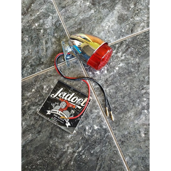 Stoplamp Lampu Belakang Motor Variasi Custom Japstyle Toa Bohlamp
