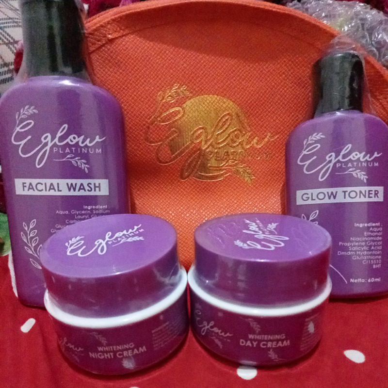 (FREE GIFT) EGLOW PLATINUM 100% ORIGINAL / BPOM / ID RESMI