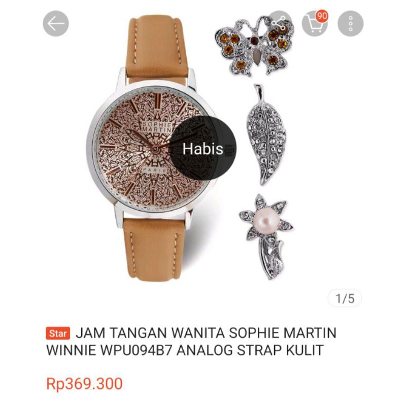 preloved jam tangan shopie martin