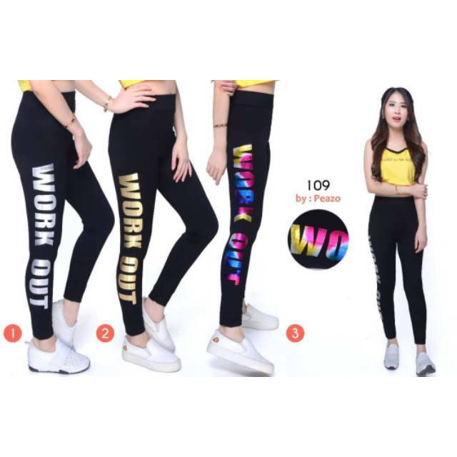 Legging Sport BIG WORKOUT 801 Celana Legging Import