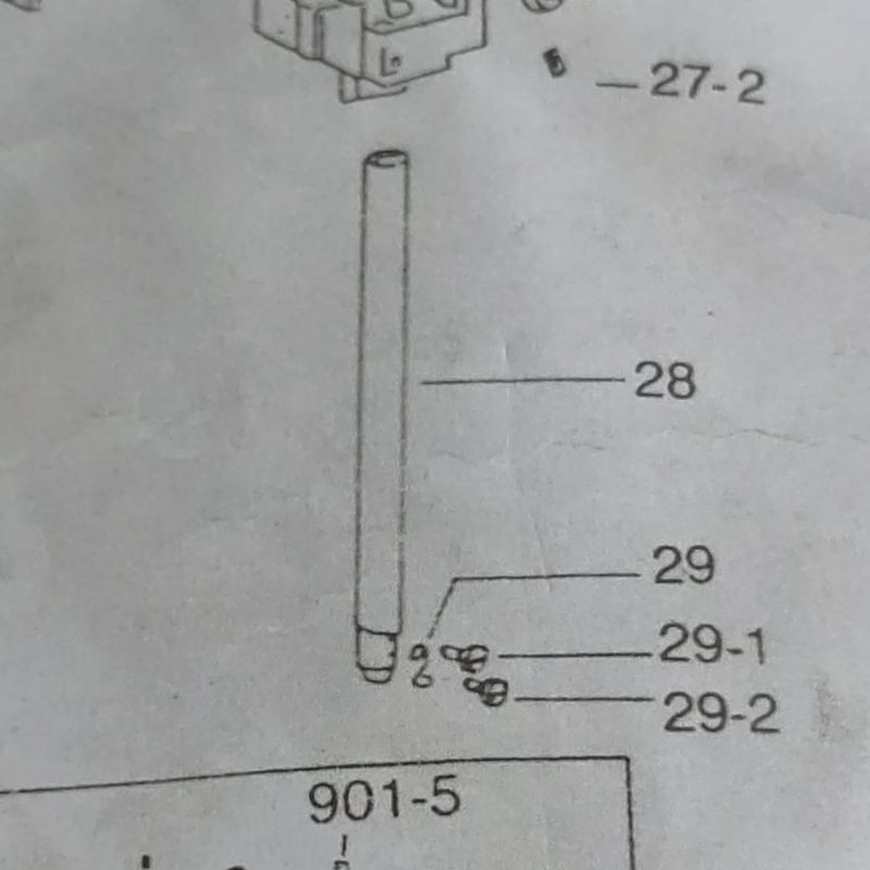 P/N 28 Needle Bar / Tiang Jarum Shiangwang Mesin Jahit Shiangwang 335