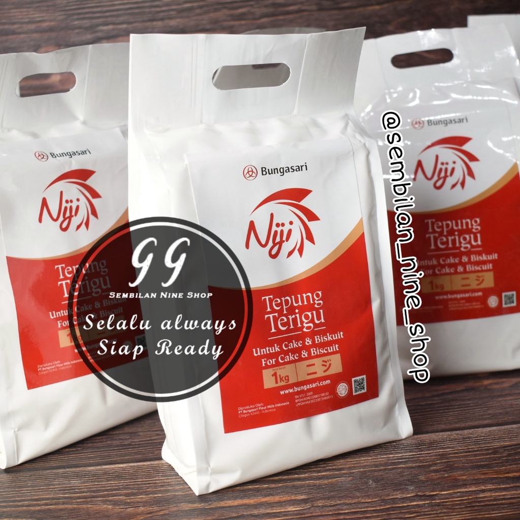 Jual NIJI Tepung Terigu JEPANG PROTEIN RENDAH 1 KG untuk Japanese Cake