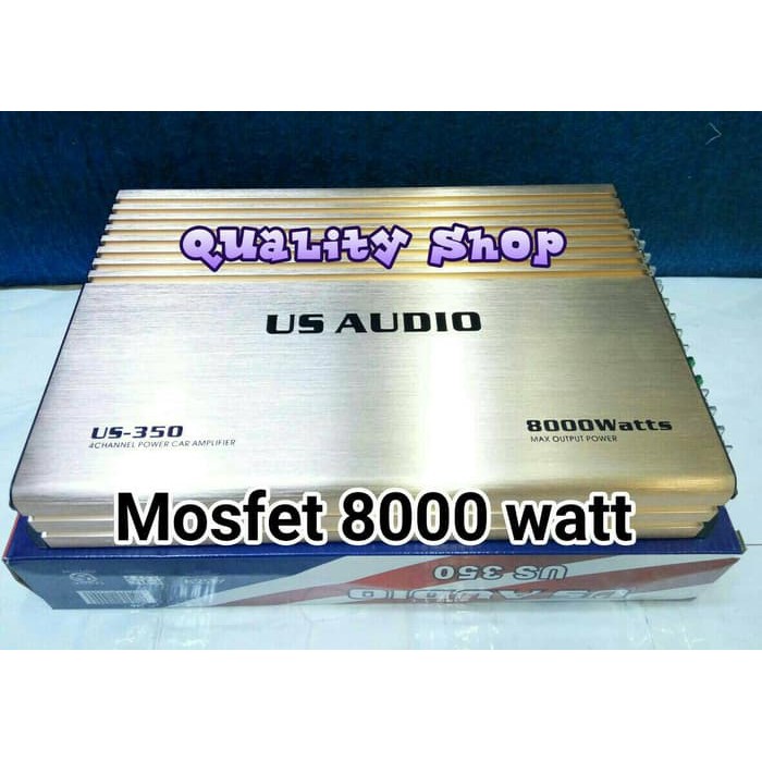 Power mobil 4 channel US Audio 8000 watt mosfet