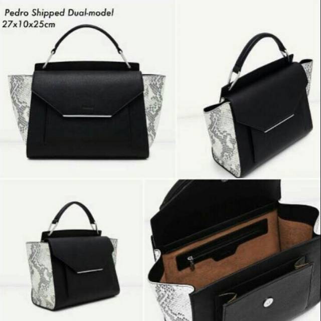 Pedro Shipped Black Bag Original