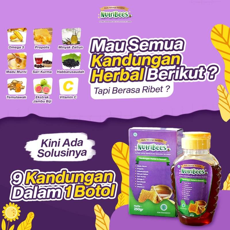 

Nutribees Madu Keluarga Bernutrisi 250 gr