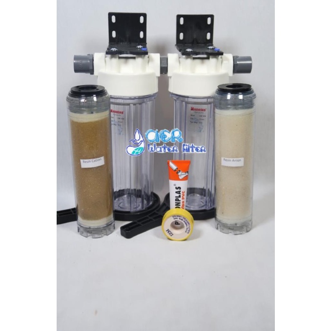 Barang Baru Paket Filter Air Demineral Housing Clear