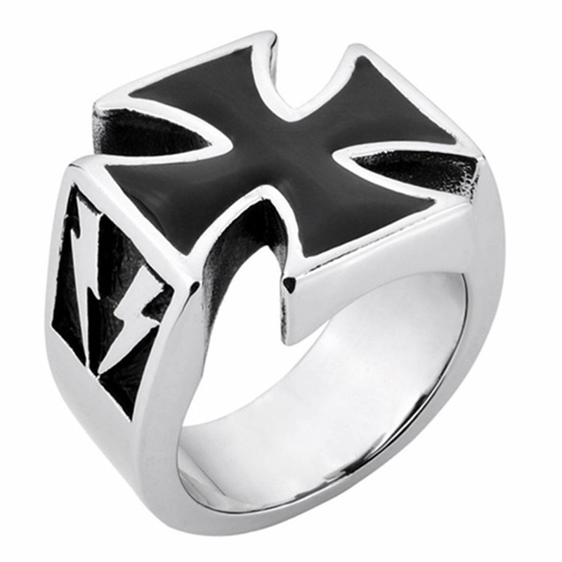 Cincin Biker Gaya Vintage Gothic