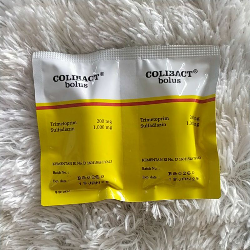 Obat Mencret Hewan Sapi colibact bolus