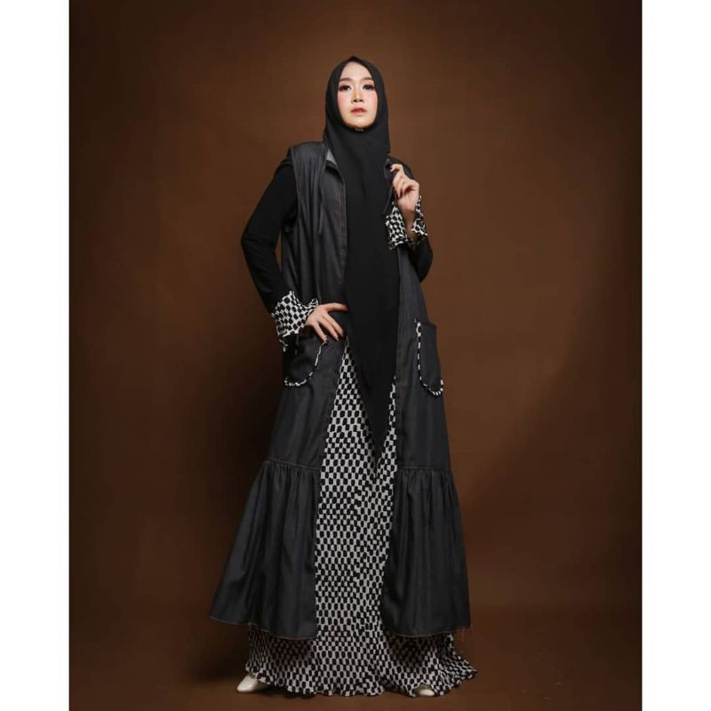 Carina Dress Outer Denim by Viendra