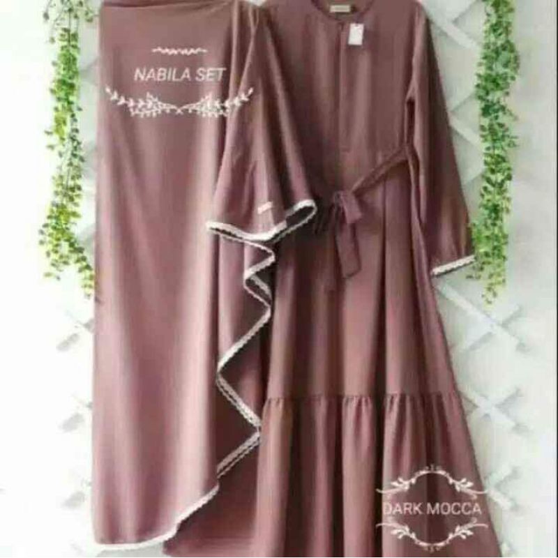 Nabila Syari Set | Gamis | Dress Muslim