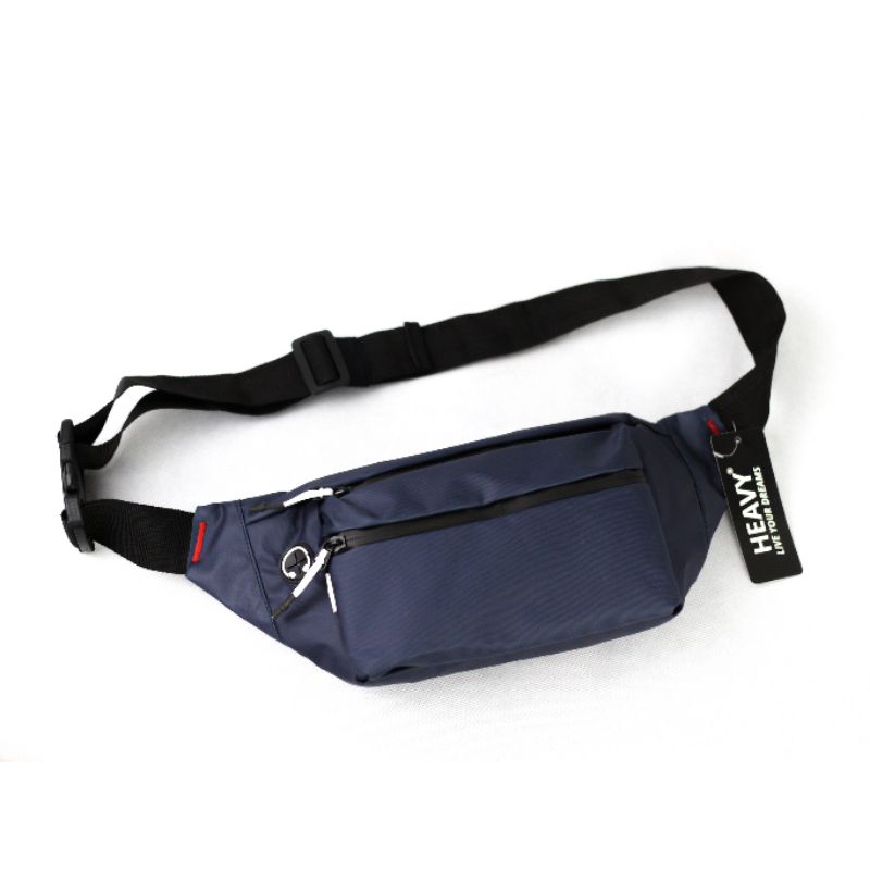 HEAVY WAISTBAG WATERPROOFF UNISEX (pria/wanita) . tas selempang tahan air . tas pinggang anti air pnck-1038